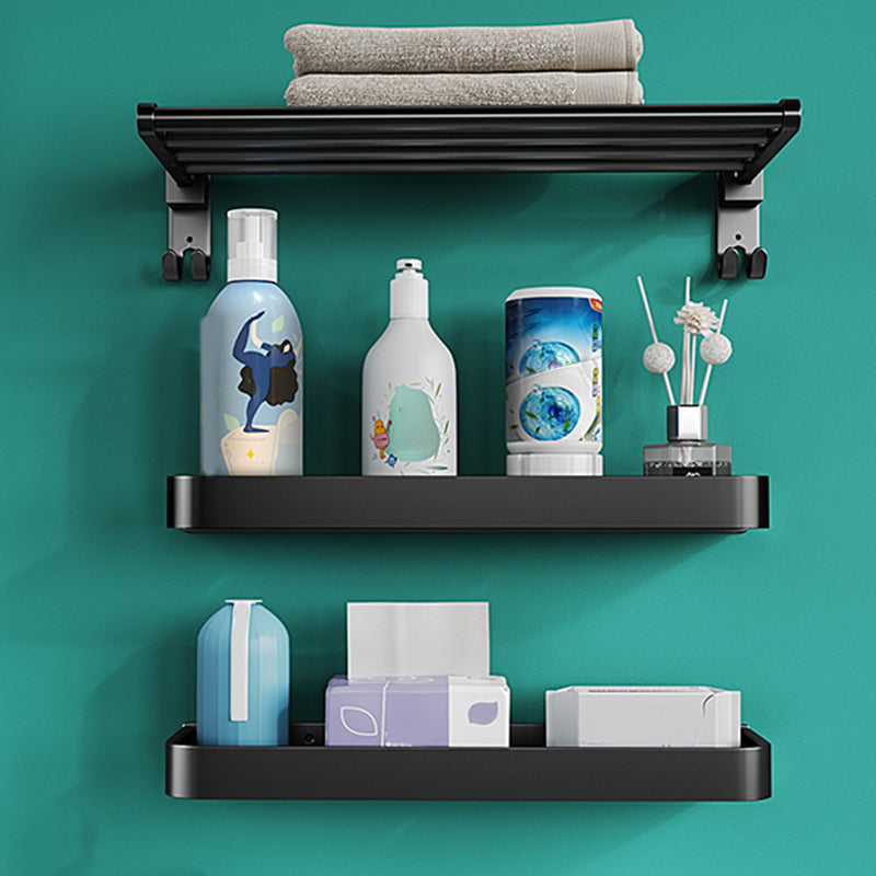 Modern Metal Bathroom Accessory Kit Drill and Screw Mount Bathroom Accessory Set