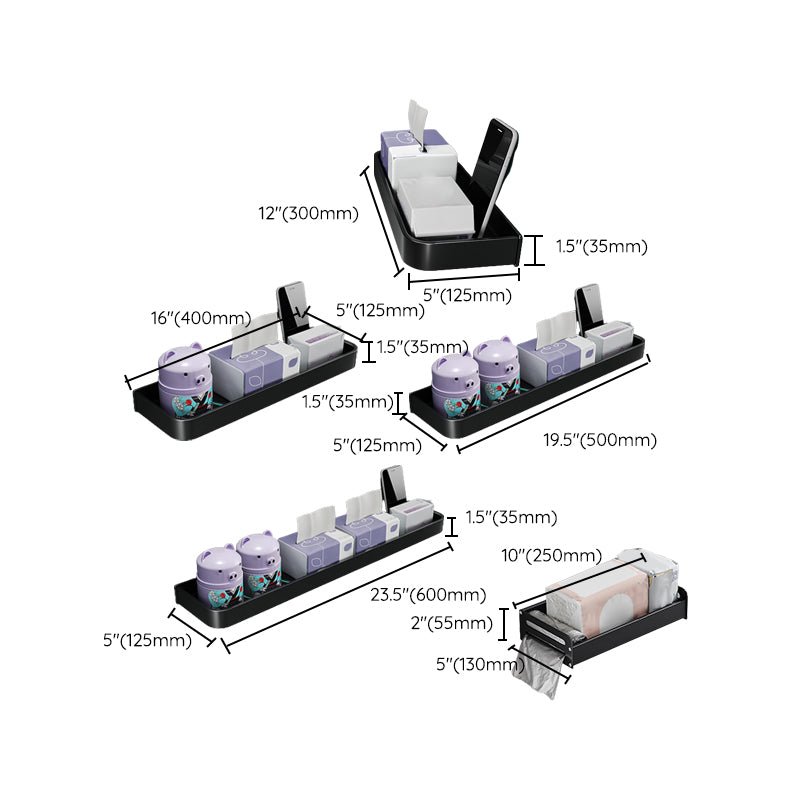 Modern Metal Bathroom Accessory Kit Drill and Screw Mount Bathroom Accessory Set