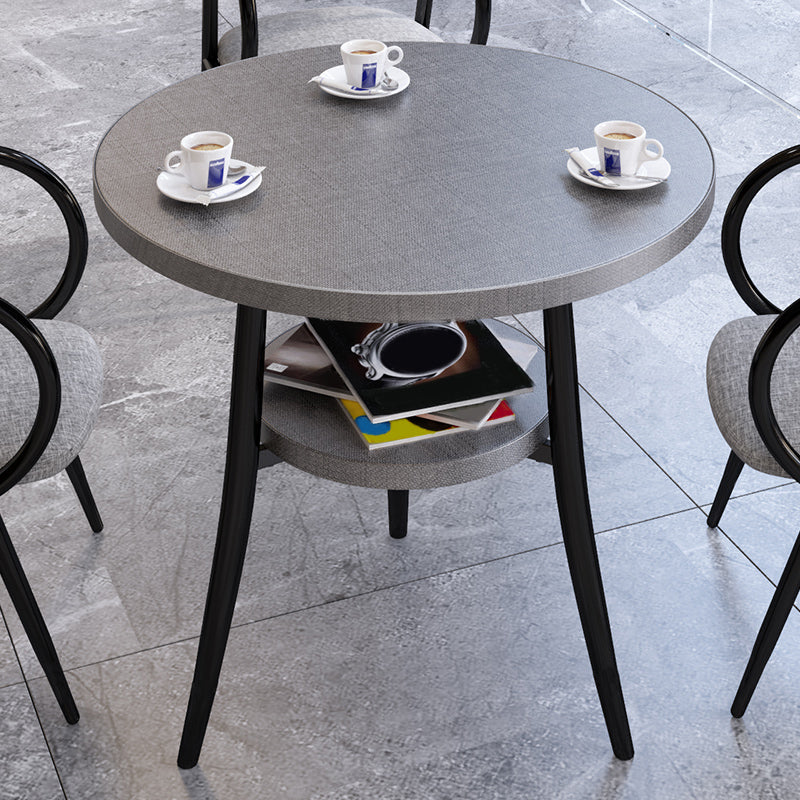 Modern Stone Storable Dining Table Metal Base for Dining Room