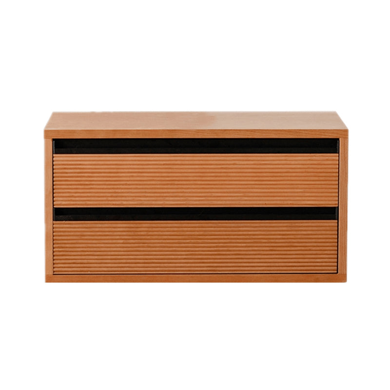Modern Glass Doors Display Stand Pine Storage Cabinet for Dining Room