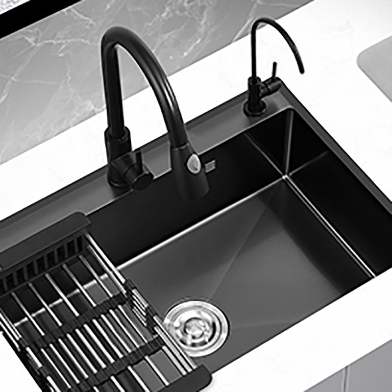 Drop-In Kitchen Sink Soundproof Design Stainless Steel Kitchen Sink