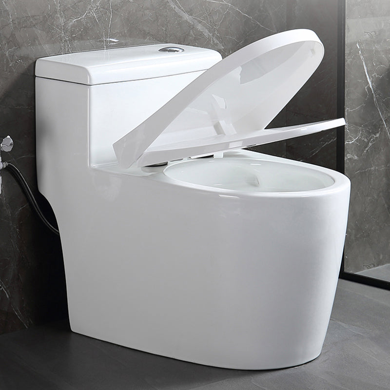 Traditional White Flush Toilet Spray Gun Included Urine Toilet for Bathroom