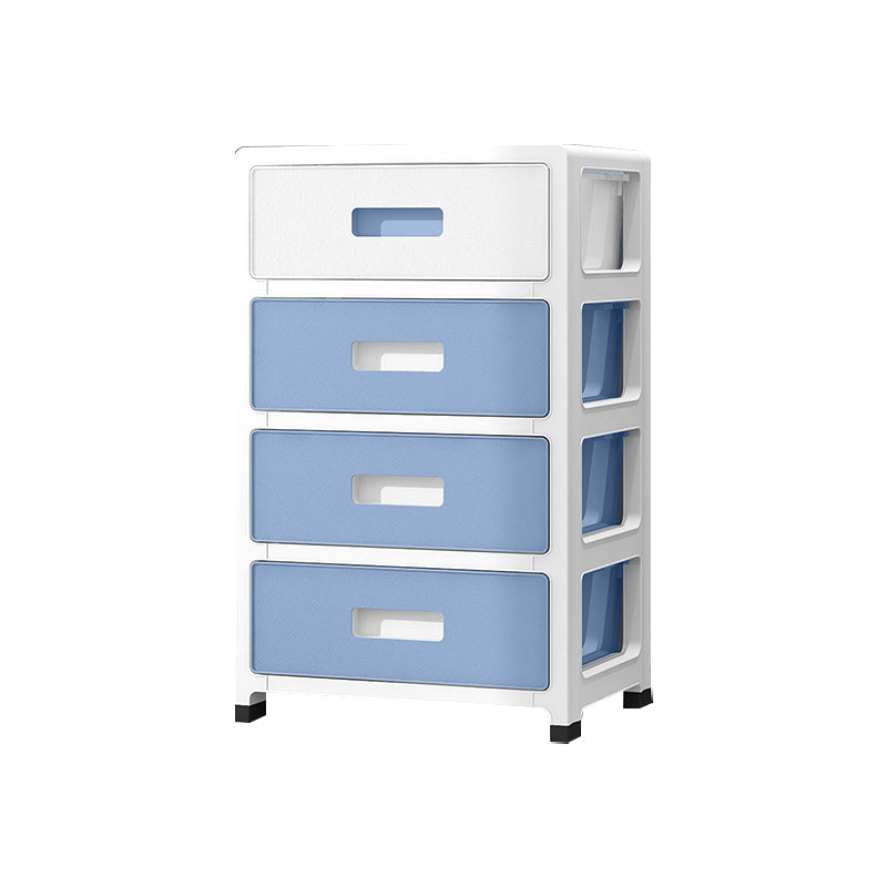 Scandinavian Kids Dresser Set Vertical Plastic Dresser for Kids