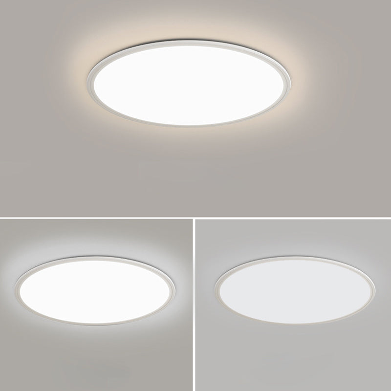 1 Light Geometric Flush Mount Simplicity Metal Flush Ceiling Light Fixture