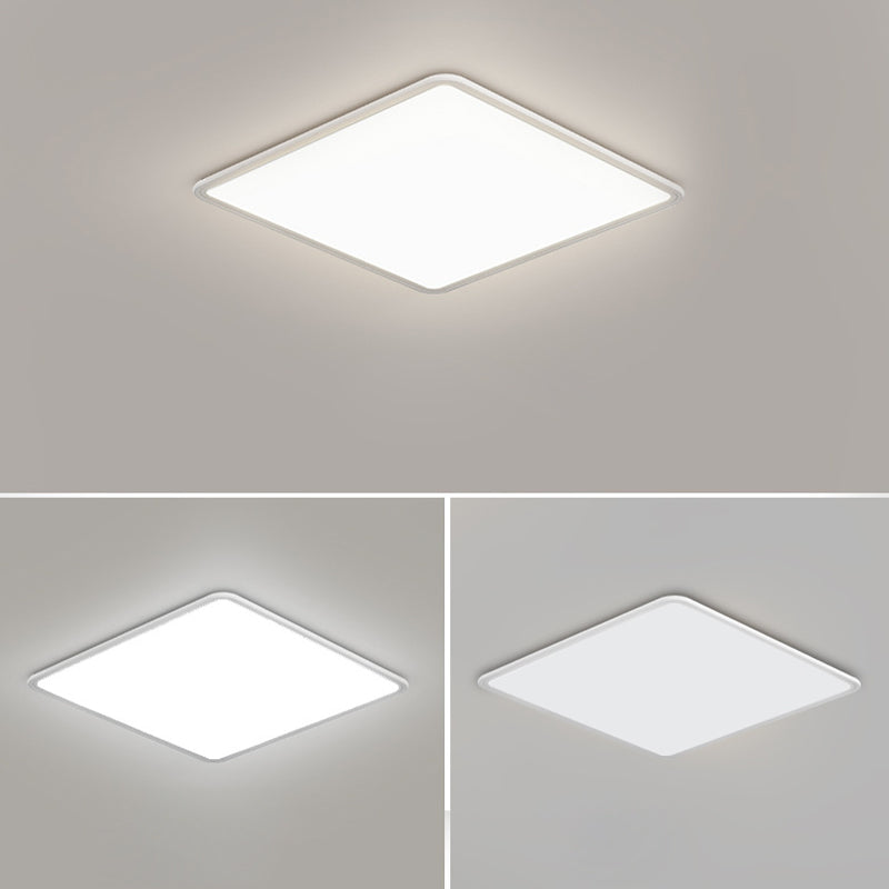 1 Light Geometric Flush Mount Simplicity Metal Flush Ceiling Light Fixture