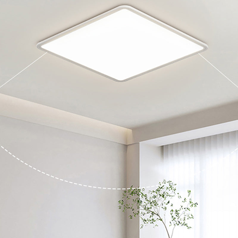 1 Light Geometric Flush Mount Simplicity Metal Flush Ceiling Light Fixture