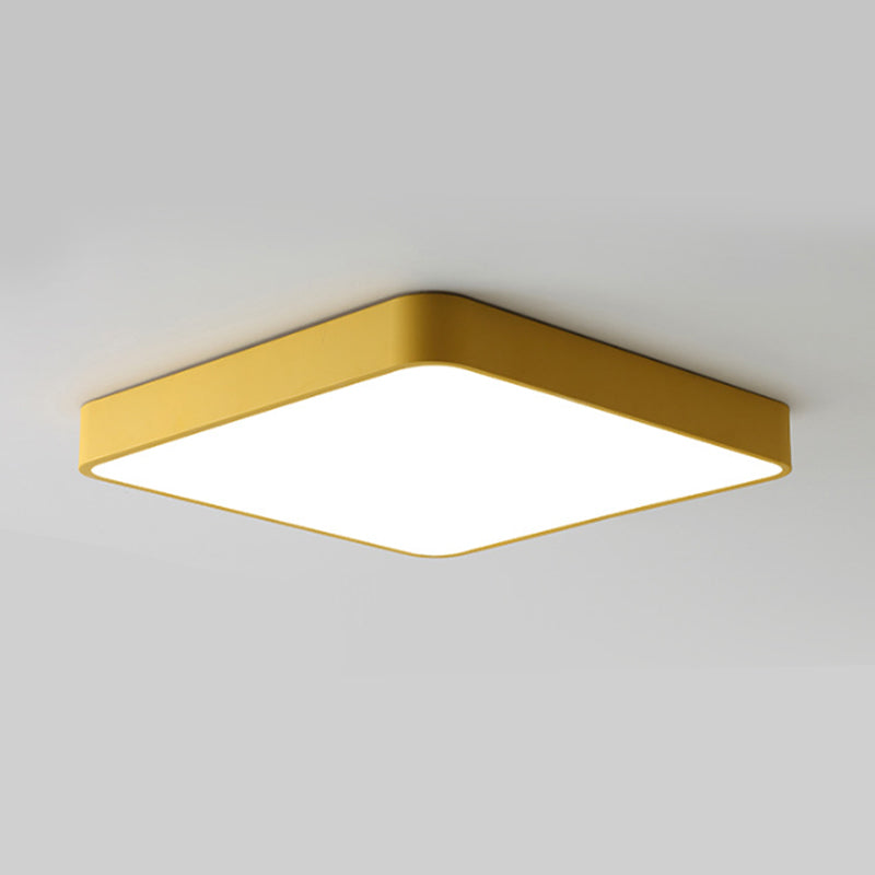 Metal Geometric Flush Mount Fixture Macron Flush Light Fixtures