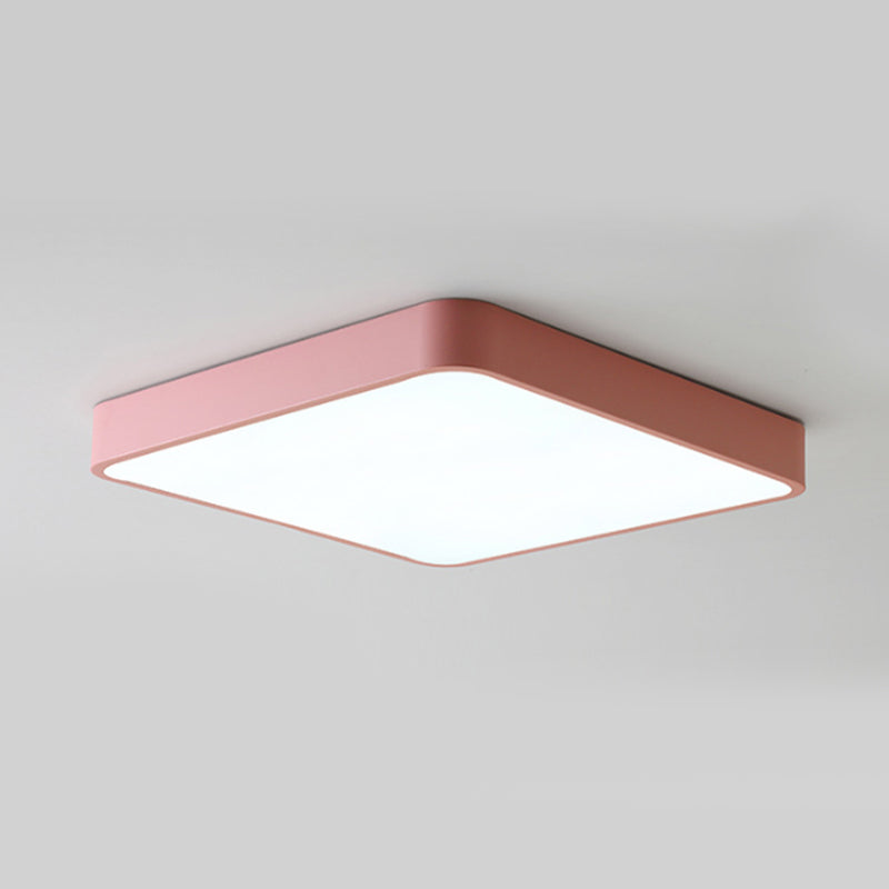 Metal Geometric Flush Mount Fixture Macron Flush Light Fixtures