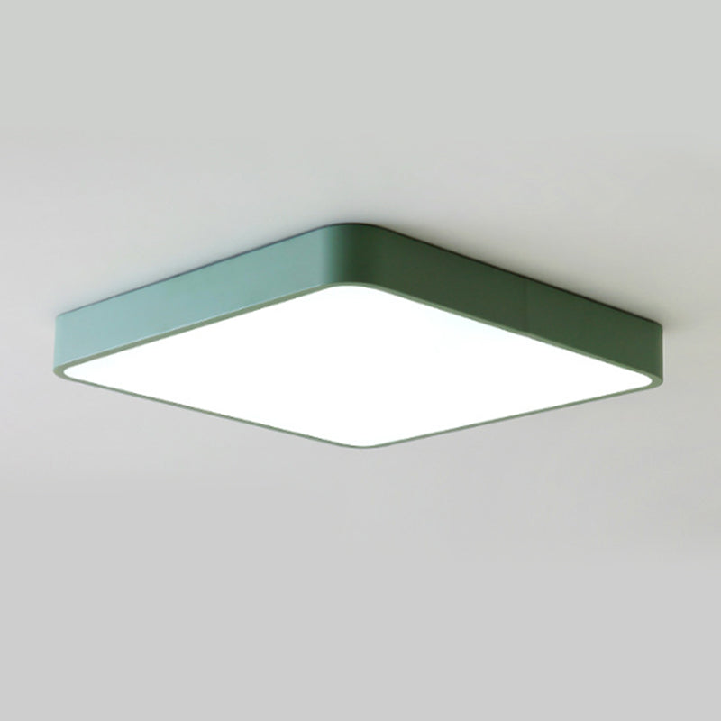 Metal Geometric Flush Mount Fixture Macron Flush Light Fixtures