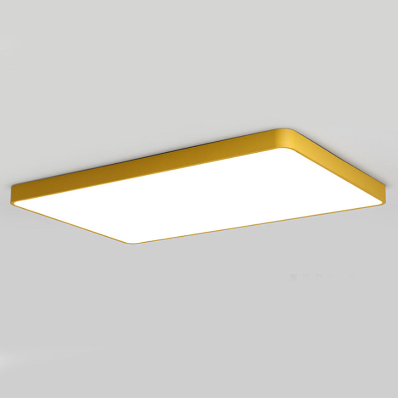 Metal Geometric Flush Mount Fixture Macron Flush Light Fixtures