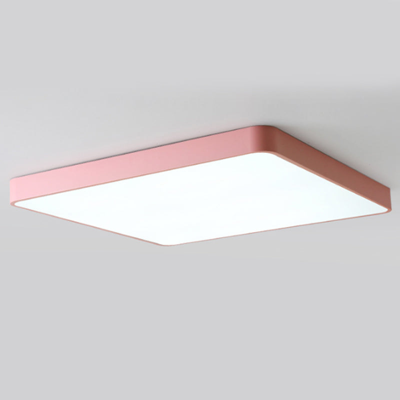Metal Geometric Flush Mount Fixture Macron Flush Light Fixtures