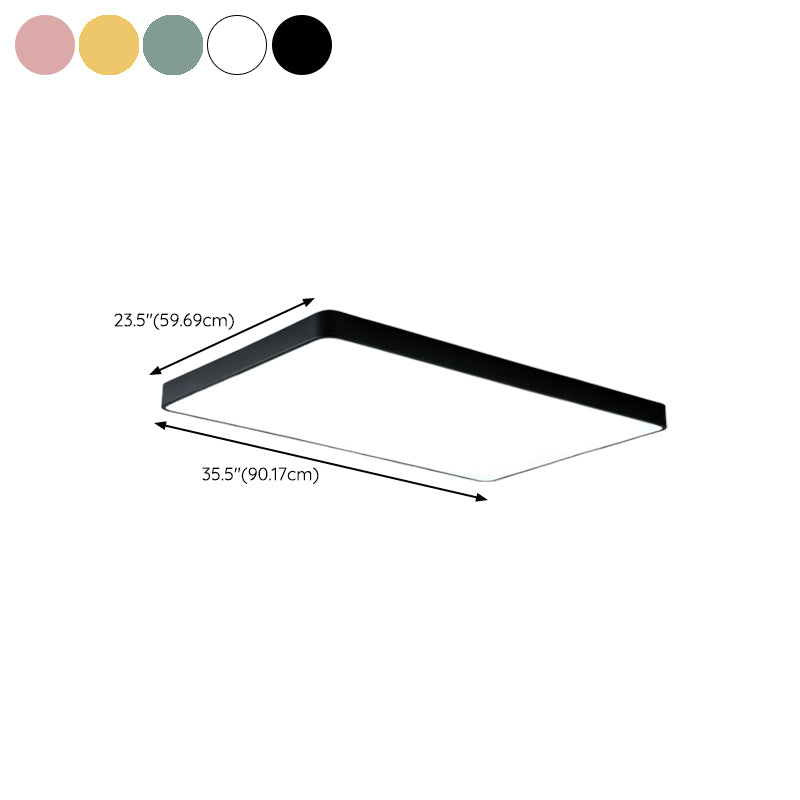 Metal Geometric Flush Mount Fixture Macron Flush Light Fixtures