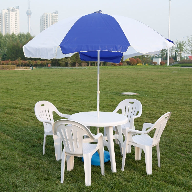 Modern Geometric Waterproof Courtyard Table Plastic Base Outdoor Table