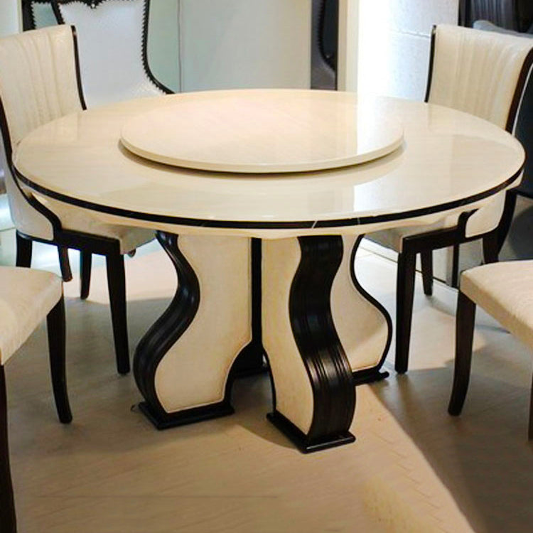 White Dining Table Convertible Dining Table for Kitchen Dining Room