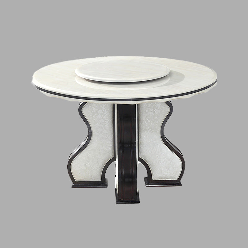 White Dining Table Convertible Dining Table for Kitchen Dining Room