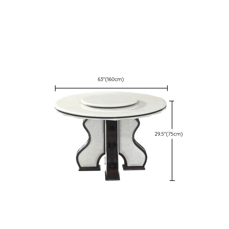 White Dining Table Convertible Dining Table for Kitchen Dining Room