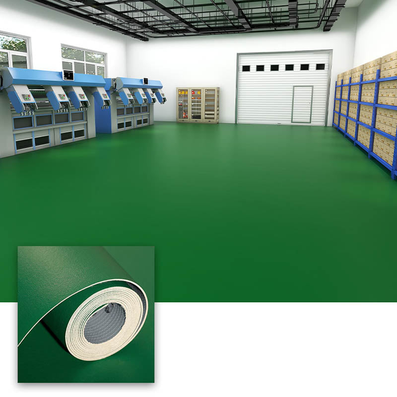 Pure Color PVC Flooring Self-Stick Waterproof Fire Resistant PVC Flooring