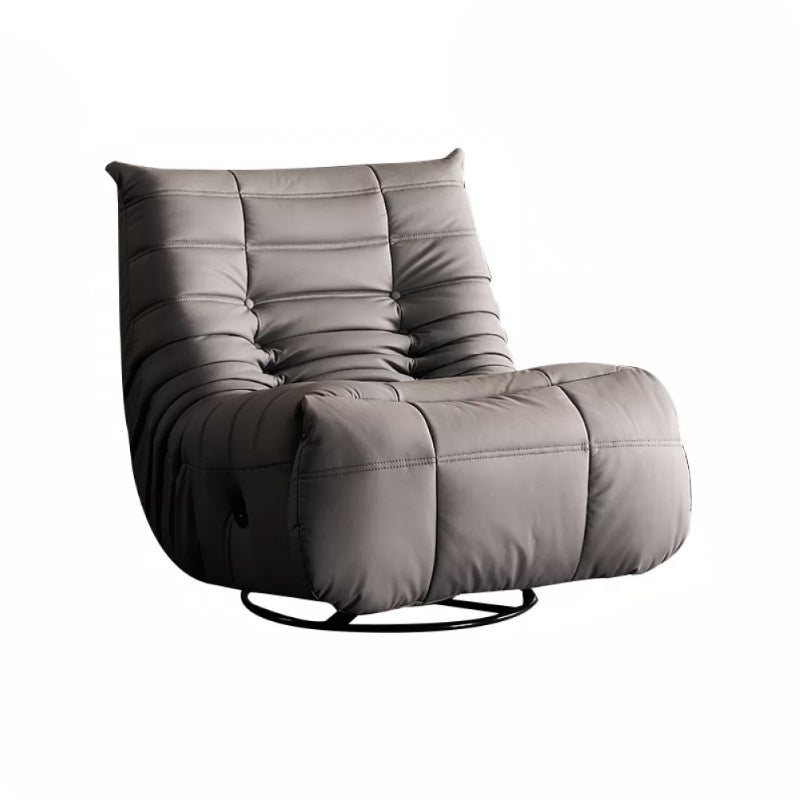 Contemporary Wingback Recliner Reclining Swivel Rocker Indoor Solid Color