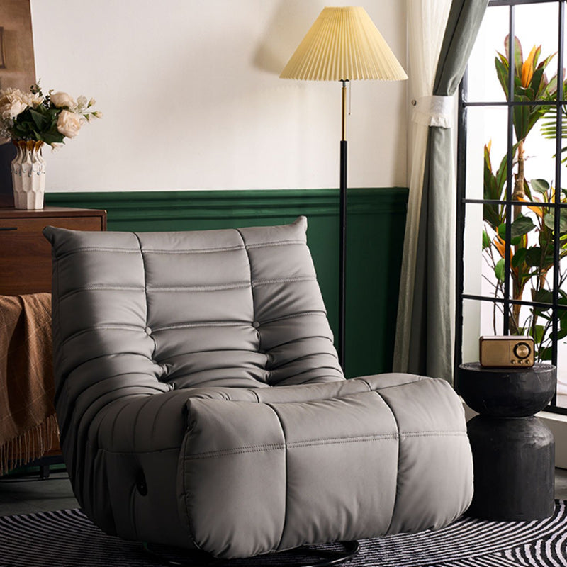 Contemporary Wingback Recliner Reclining Swivel Rocker Indoor Solid Color