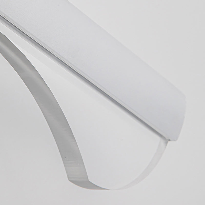 Metal Linear Wall Light Sconce Contemporary 1 Light Wall Mounted Lamp