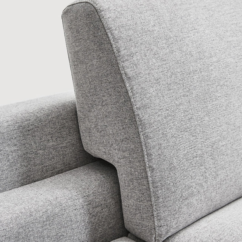 Scandinavian Fabric Sectional sofa Square Arm Sectional Sofa for Apartment