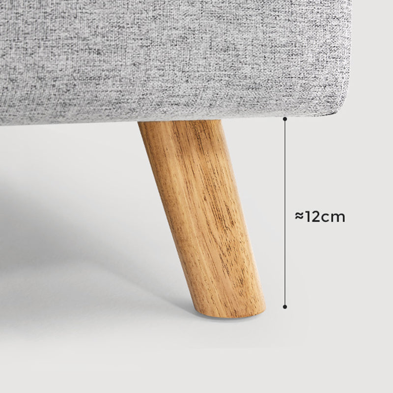 Scandinavian Fabric Sectional sofa Square Arm Sectional Sofa for Apartment