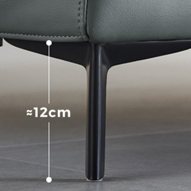 35.4" W Contemporary Sectionals Faux Leather Sectional Sofa Set