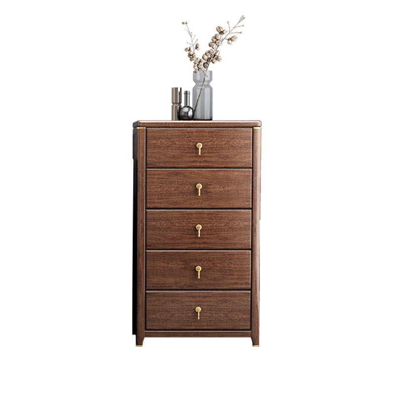 Standard Side Cabinet Solid Wood Mid-Century Modern Storage Cabinet with Drawers