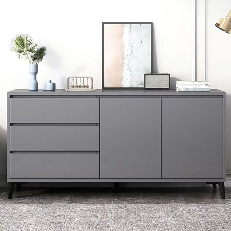 Stain Resistant Storage Cabinet Wood Side Cabinet with Drawer