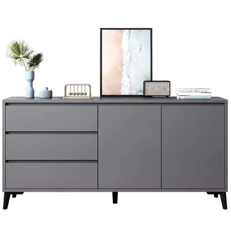 Stain Resistant Storage Cabinet Wood Side Cabinet with Drawer