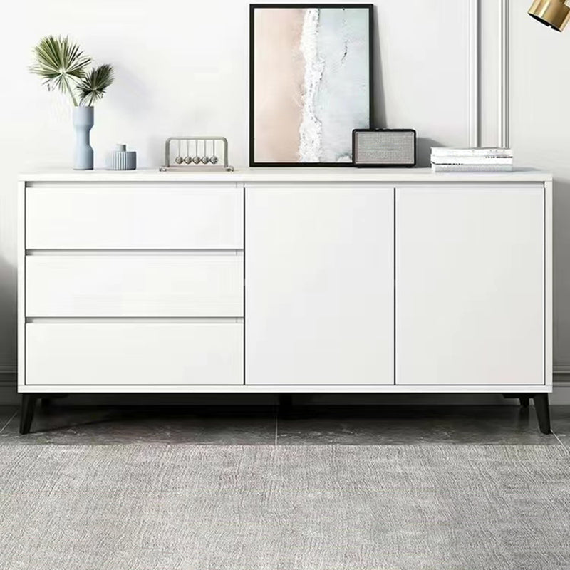 Stain Resistant Storage Cabinet Wood Side Cabinet with Drawer