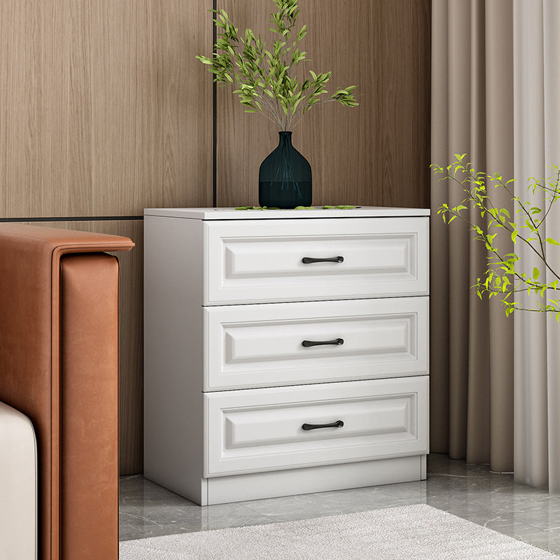 Wood Standard Side Cabinet Stain Resistant Storage Cabinet with Drawers