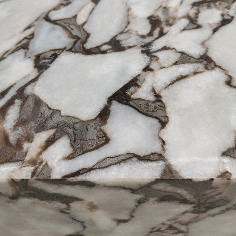 31" Wide Contemporary Cocktail Table Stone Coffee Cocktail Table