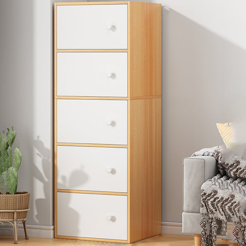 Modern Accent Cabinet Standard No Distressing Wood Cabinet with Doors