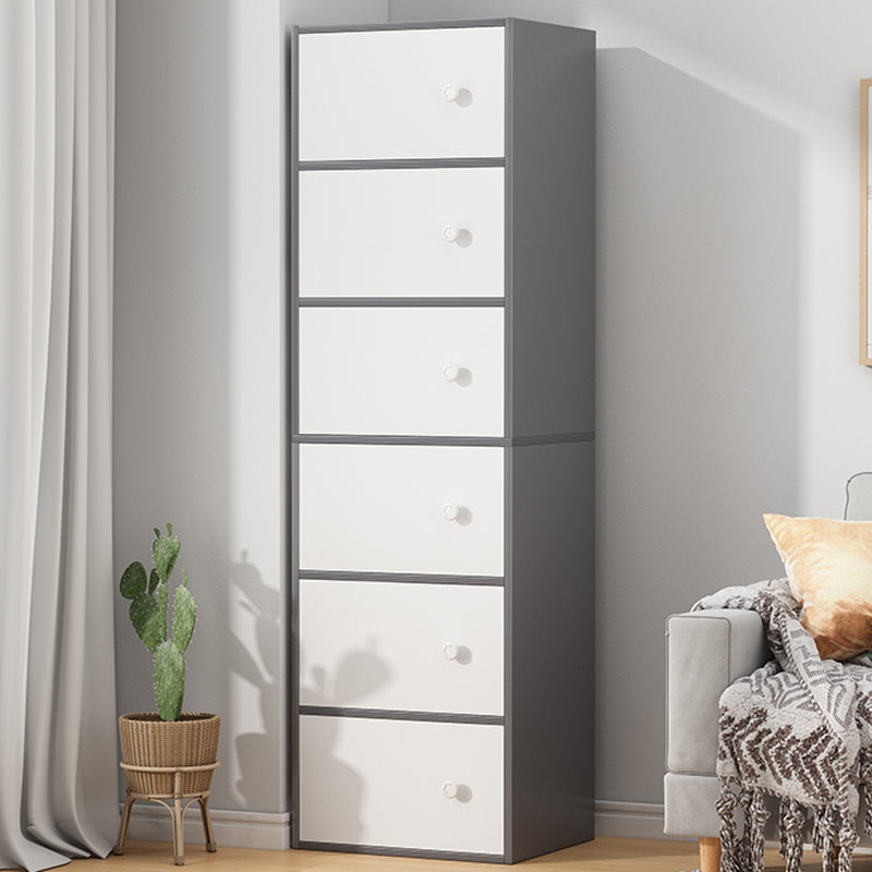 Modern Accent Cabinet Standard No Distressing Wood Cabinet with Doors