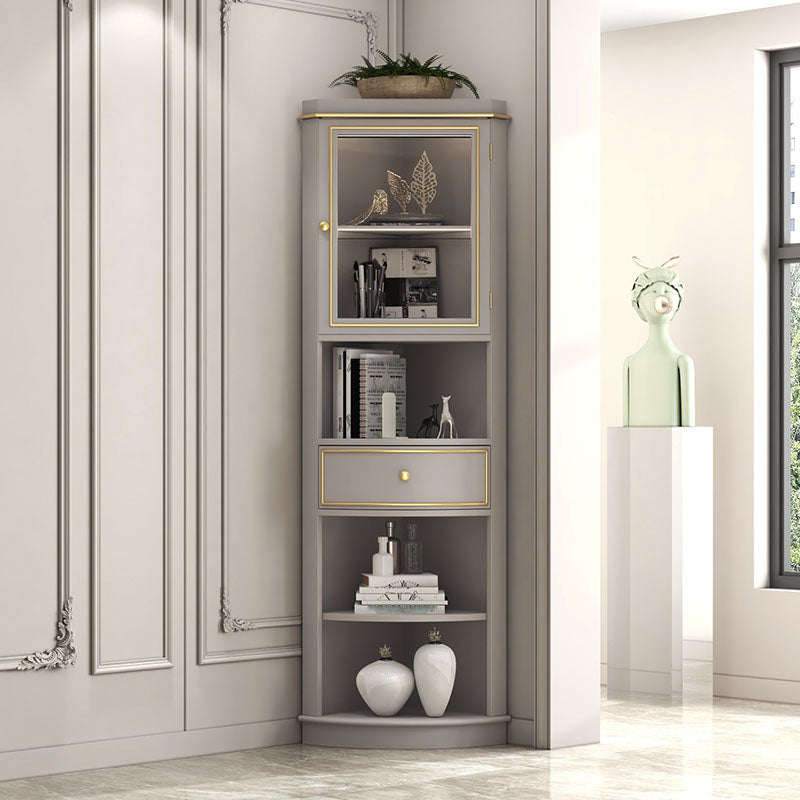 Modern Stain Resistant Chest Solid Wood Side Cabinet with Drawer