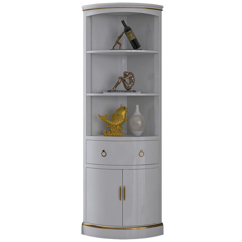 Modern Stain Resistant Chest Solid Wood Side Cabinet with Drawer