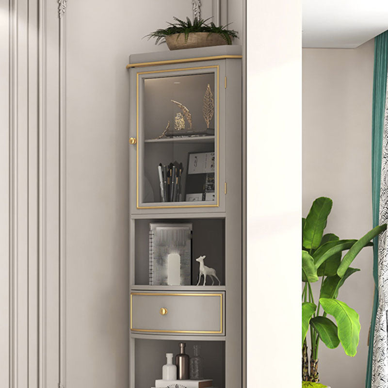 Modern Stain Resistant Chest Solid Wood Side Cabinet with Drawer