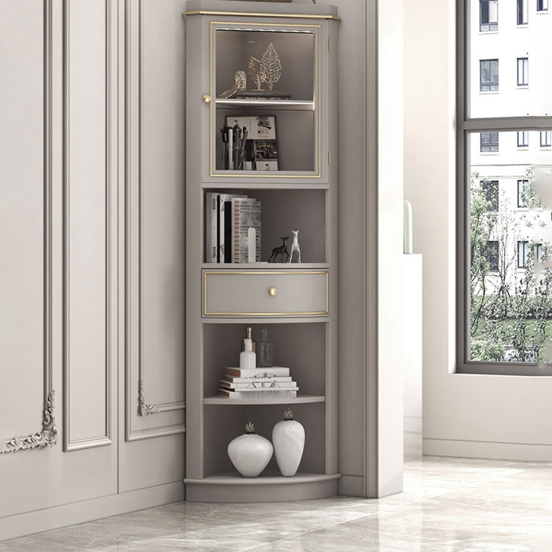 Modern Stain Resistant Chest Solid Wood Side Cabinet with Drawer