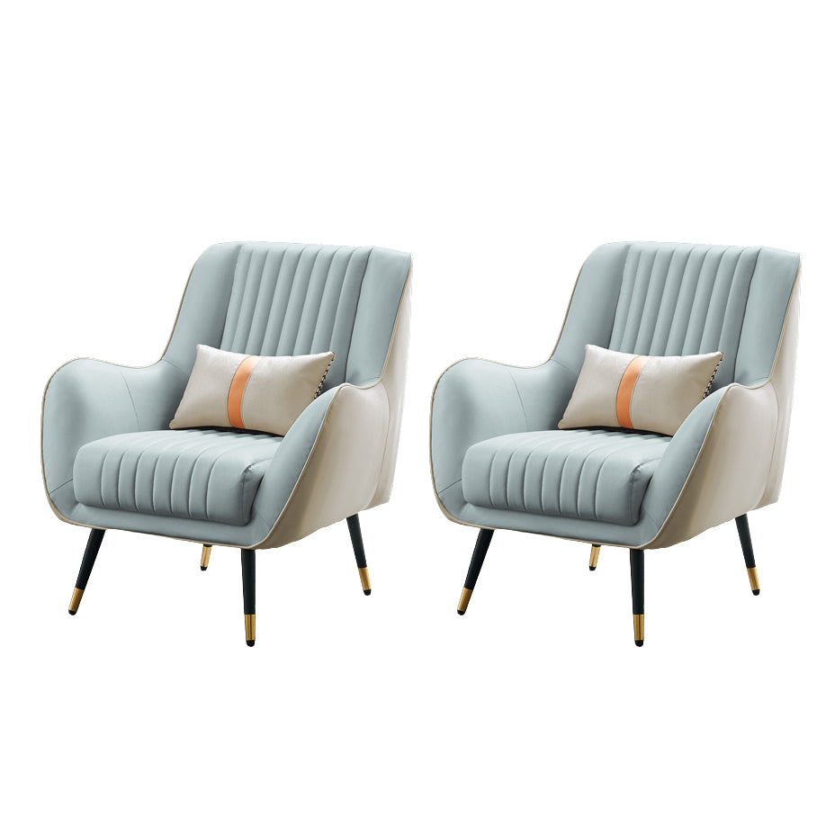 Leather Lounge Chair Arms Included Lounge Accent Chair for Living Room