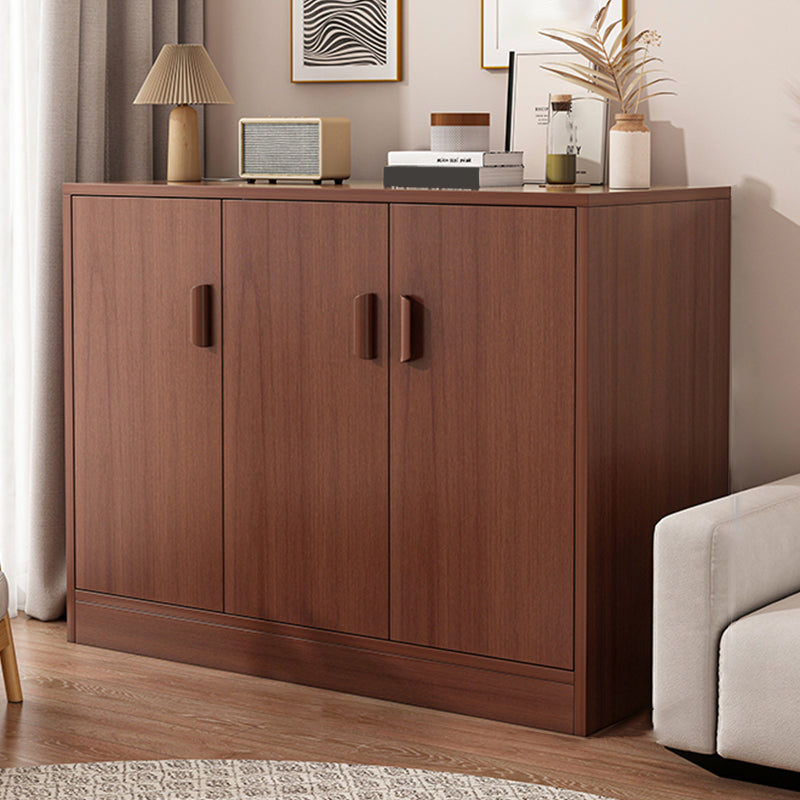 Modern Rectangle Accent Cabinet Bar Pulls Accent Cabinet with Drawer