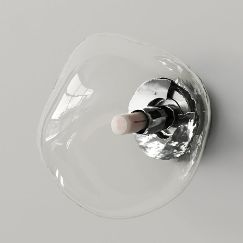 Nordic Style Wall Light Geometry Shape Wall Lamp with Glass Shade for Living Room