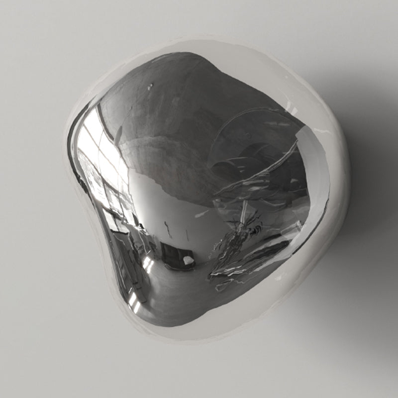 Nordic Style Wall Light Geometry Shape Wall Lamp with Glass Shade for Living Room