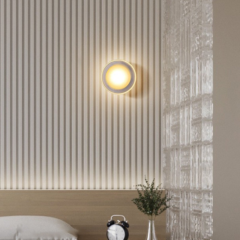 Geometric Wall Lighting Simplicity Acrylic 1 Light Wall Sconces in Clear