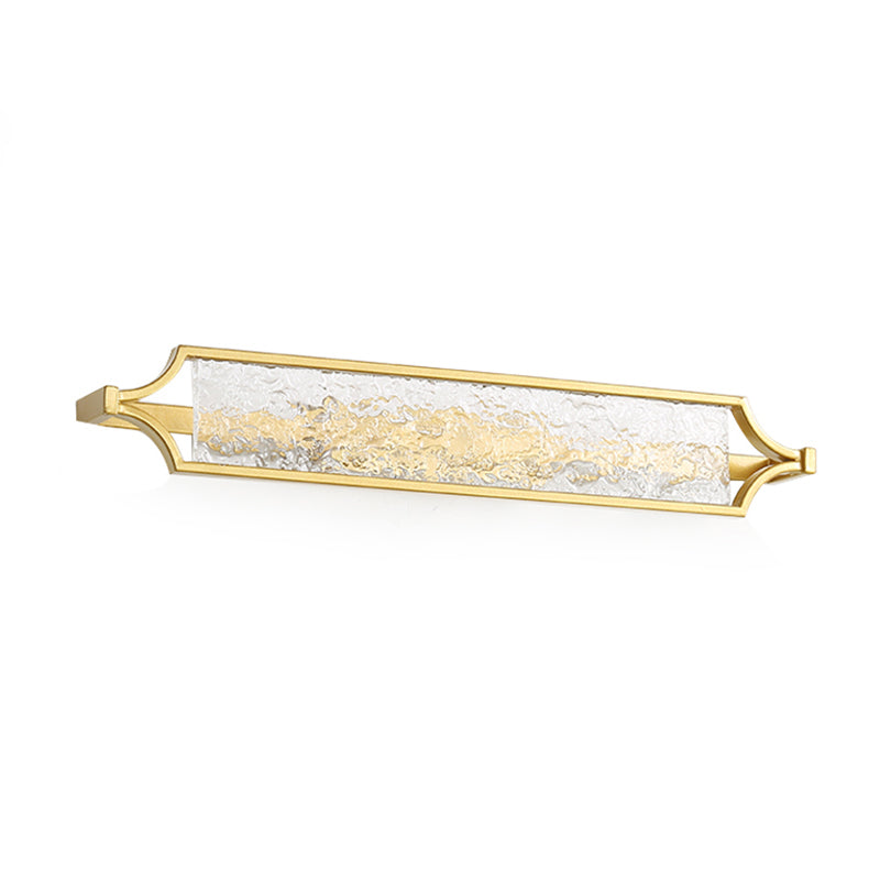 Modern Gold Mirror Lamp Acrylic Vanity Wall Light Fixture for Bathroom
