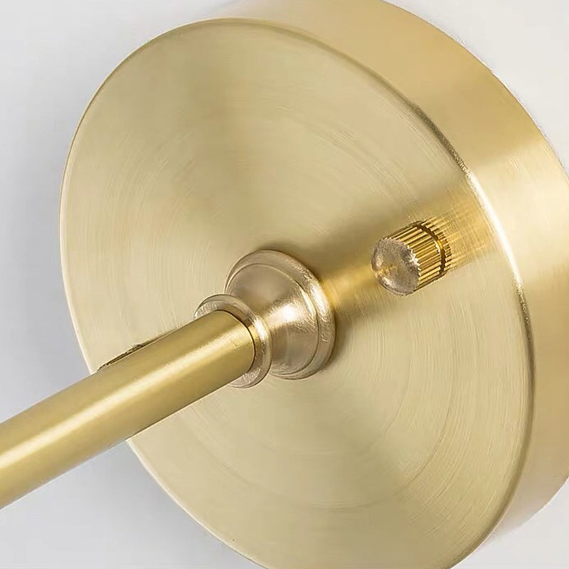 Contemporary Vanity Light Creative Glass Shade Wall Light Sconce for Washroom