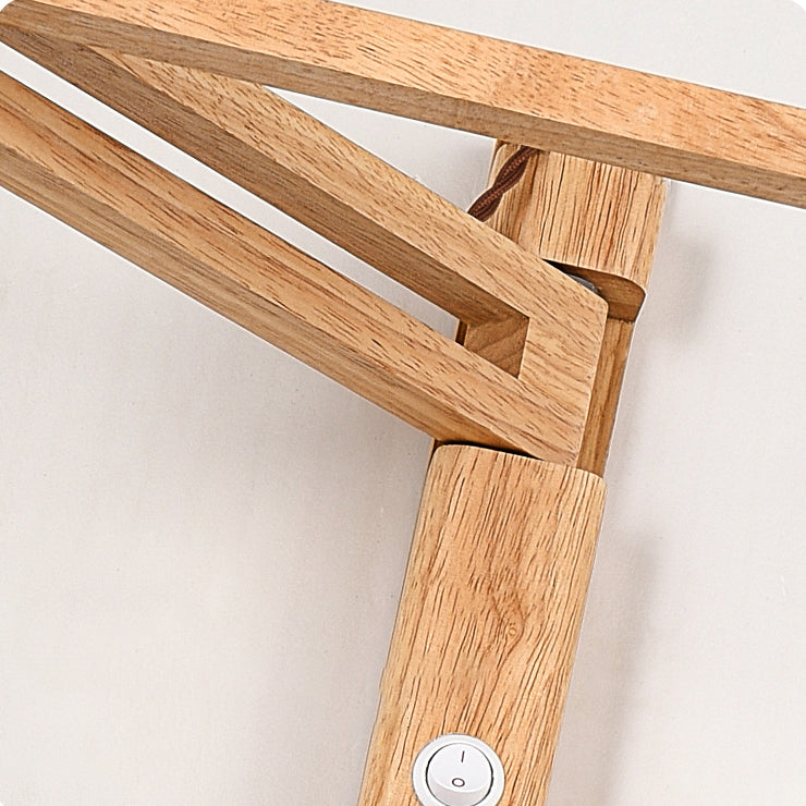 Cone Shape Wood Vanity Lamp Modern Style 1 Light Vanity Light Fixture