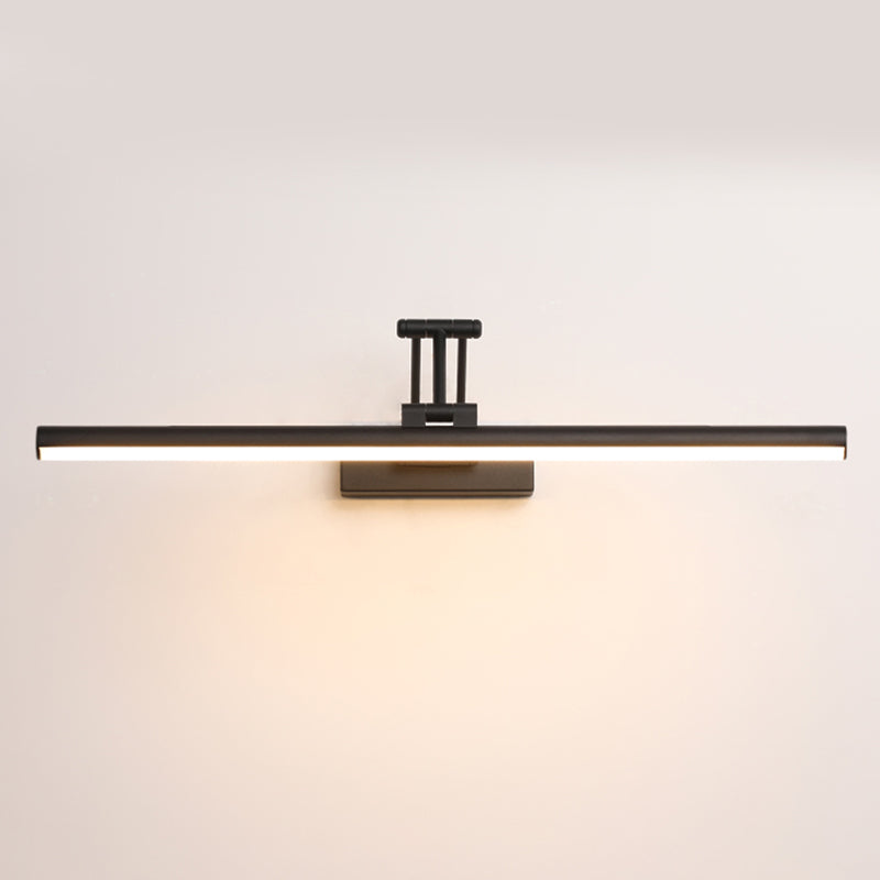 Modern Simple Metal Vanity Light Cylinder Shape Scalable Vanity Lamp for Shower Room