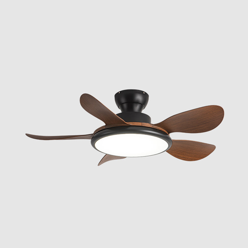 Fan Shape Metal Ceiling Fan Kid Style 1 Light Ceiling Mount Fans Fixtures