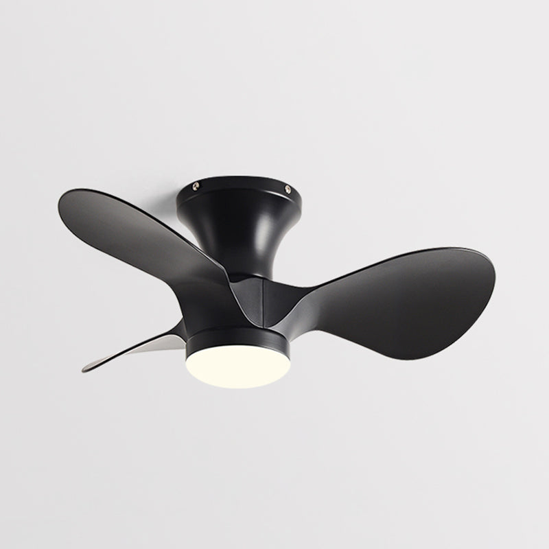 Fan Shape Metal Ceiling Fans Kid Style Single Light Ceiling Mount Fan Fixture